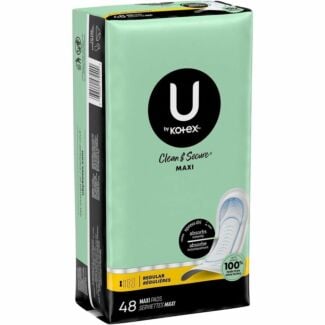U by Kotex® Security® Maxi Pads 48/bag