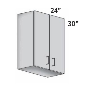 [$] Clinic Wall Cabinet, 2 Doors and 1 Adjustable Shelf