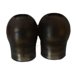 Stethoscope Replacement Ear Tips, Soft, Standard Size, Black