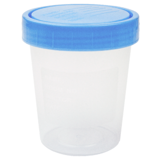 Specimen Containers with Lids, 4 oz., Non-Sterile, 20/Bag