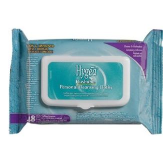 Hygea® Flushable Wipes, 48/Pack