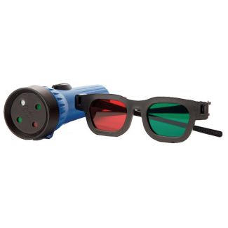Worth 4-Dot Binocular Vision Test w/Flashlight & Glasses