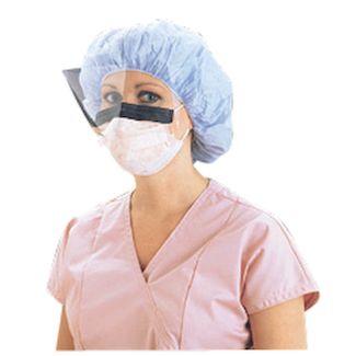 Fluid-Resistant Barrier Mask with Splash Visor