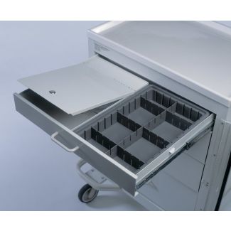 Security Lock Box for Medical Carts