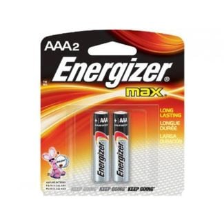 Eveready® Energizer® "AAA" Alkaline Batteries 2/Pack