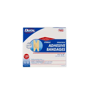 1-1/2" x 3" Flexible Fabric Knuckle Bandages, 100/Box