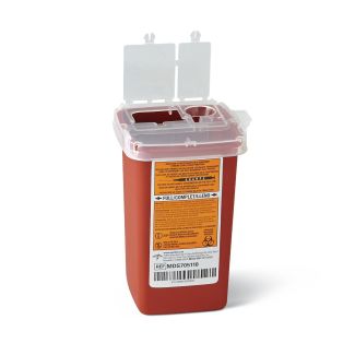 1 Quart Infectious Waste Container (Holds up to 20 Syringes)