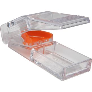 Pill Cutter with See-Through Design