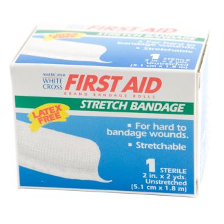 Sterile 2" x 2 Yds Flexible Gauze Stretch Bandage Roll