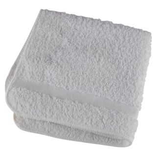 Washcloths, White, 13" x 13", 12/Pkg