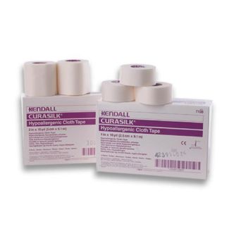 Kendall 2" x 10 Yds Curasilk Tape, 6/Box