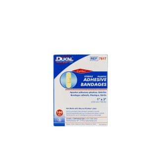 1" x 3" Plastic Bandages, 100/Box