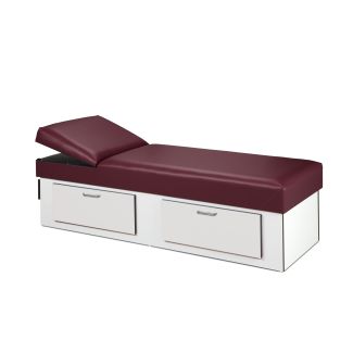 [$] Liana Recovery Couch with 2-Drawer Base, Adj. Headrest