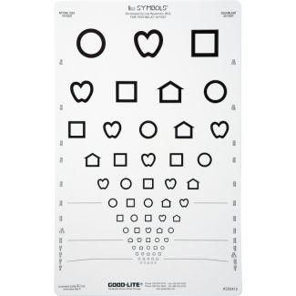 Proportional Spaced LEA Symbols® Chart, 10 Foot
