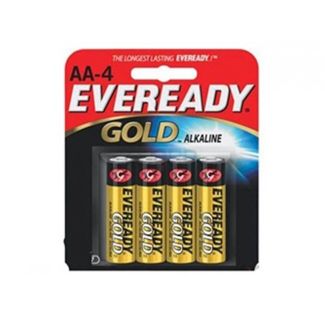 Economy "AA" Alkaline Batteries, 4/Pack