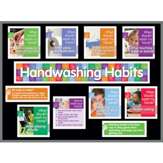 Hand Washing Bulletin Board Kit