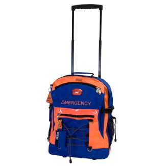 Rolling Emergency Backpack with LED Safety Signal