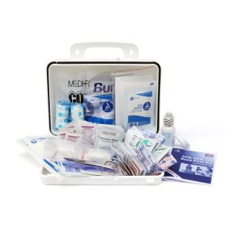 Complete 25-Person Plastic First Aid Kit