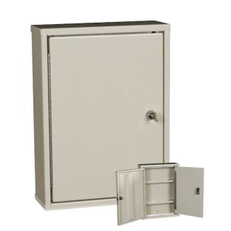 Double Door, Double Lock Narcotic Cabinet, Beige