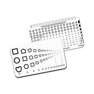 Lea Symbols® Runge Near Vision Card