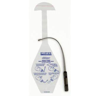 100 Adult/Child Combo Face Shield Lung Bags for CPR Prompt®