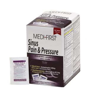 Non-Pseudo Sinus Pain & Pressure, 250/Box