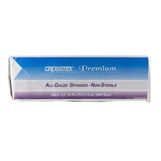 Crosstex Non-Sterile 3" x 3" Gauze Sponges 200/Bag