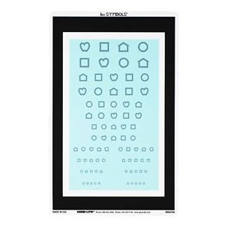 Good-Lite® Insta-Line Vision Chart, LEA Symbols®