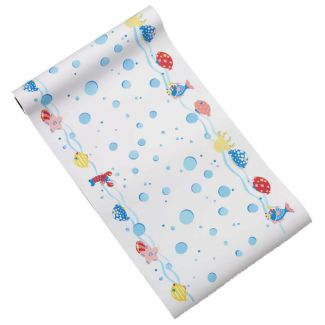 (Discontinued) Table Paper, Crepe, 18" x 125', Under the Sea